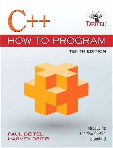 Book Cover C++ How to Program