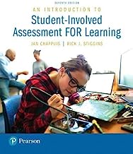 Book Cover An Introduction to Student-Involved Assessment FOR Learning (7th Edition)