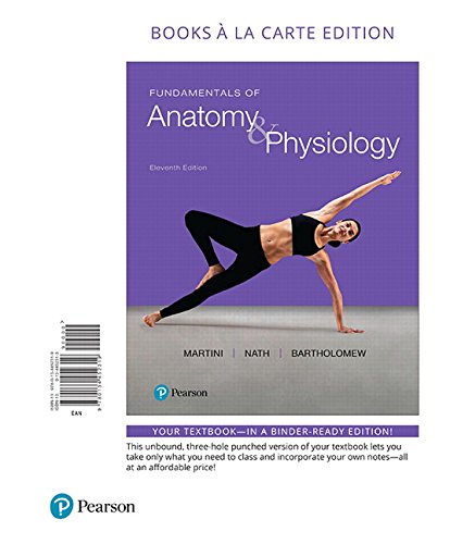 Book Cover Fundamentals of Anatomy & Physiology, Books a la Carte Edition (11th Edition)