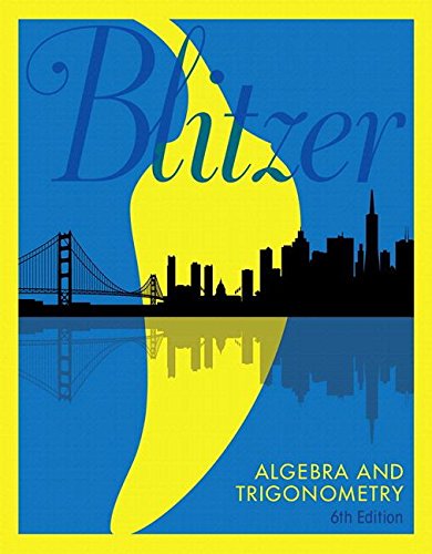 Book Cover Algebra and Trigonometry, Books a la Carte Edition