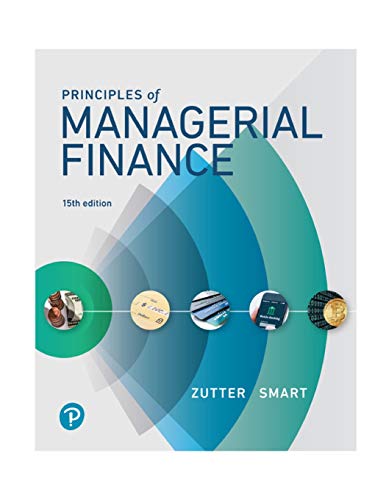 Book Cover Principles of Managerial Finance (15th Edition) (What's New in Finance)