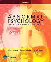 Book Cover Abnormal Psychology in a Changing World (10th Edition)