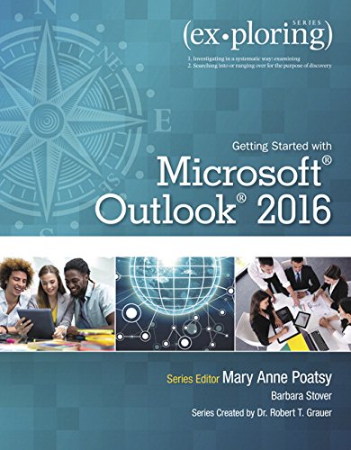 Book Cover Exploring Getting Started with Microsoft Outlook 2016 (Exploring for Office 2016 Series)