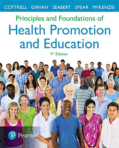 Book Cover Principles and Foundations of Health Promotion and Education (A Spectrum book)