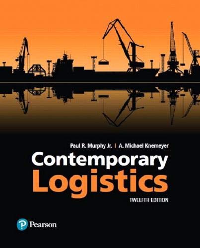 Book Cover Contemporary Logistics