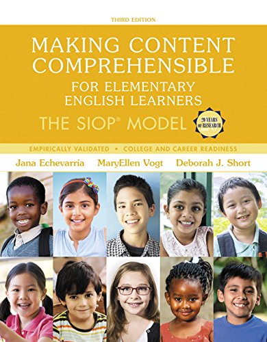 Making Content Comprehensible for Elementary English Learners: The SIOP Model, with Enhanced Pearson eText -- Access Card Package (3rd Edition) (SIOP Series)