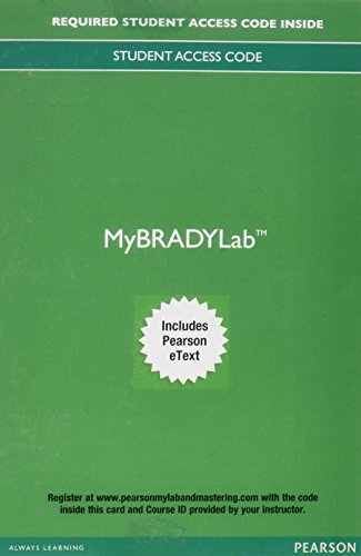 Book Cover Mylab Brady with Pearson Etext -- Access Card -- For Paramedic Care: Principles & Practice, Volumes 1-5