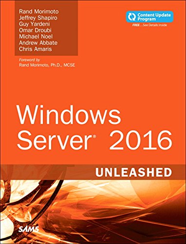 Book Cover Windows Server 2016 Unleashed