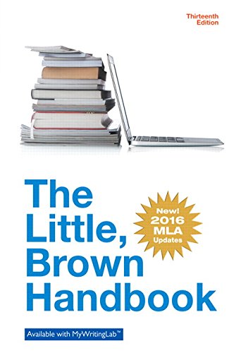 Book Cover Little Brown Handbook, The, MLA Update Edition (13th Edition)