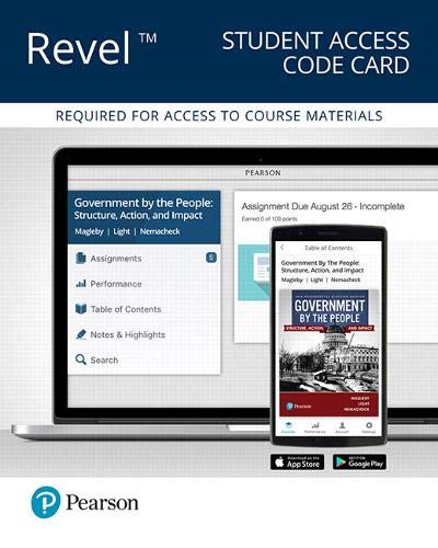 Book Cover Revel for Government By the People, 2016 Presidential Election Edition -- Access Card (26th Edition)