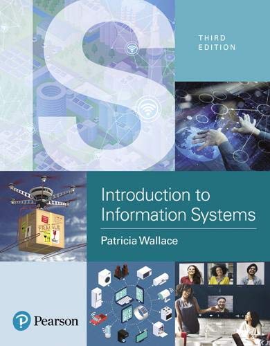 Book Cover Introduction to Information Systems: People, Technology and Processes