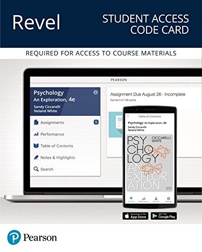 Book Cover Revel for Psychology: An Exploration -- Access Card (4th Edition)