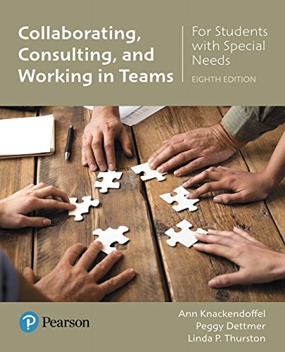 Book Cover Collaborating, Consulting, and Working in Teams for Students with Special Needs