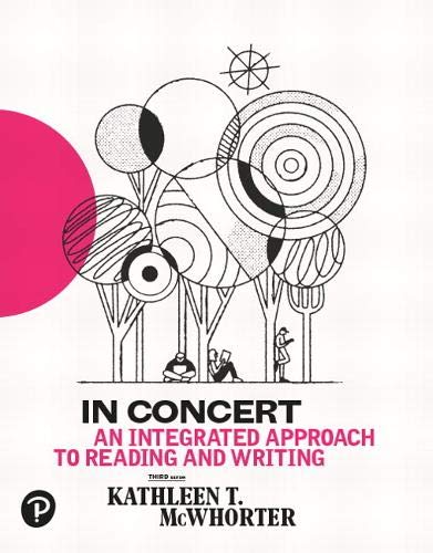 Book Cover In Concert: An Integrated Approach to Reading and Writing (McWhorter Reading & Writing Series)