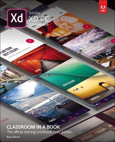 Book Cover Adobe XD CC Classroom in a Book (2018 release)