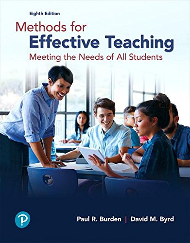 Book Cover Methods for Effective Teaching: Meeting the Needs of All Students (8th Edition)