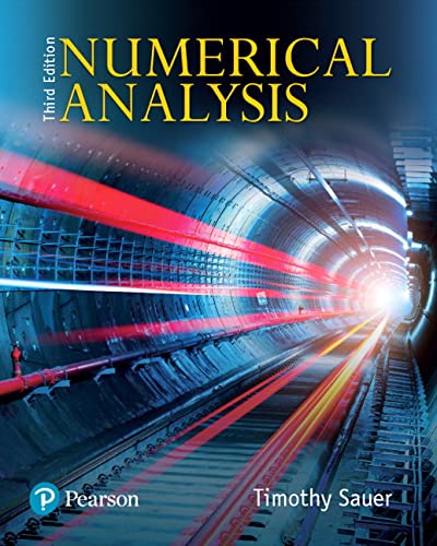 Book Cover Numerical Analysis
