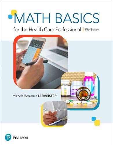 Book Cover Math Basics for the Health Care Professional