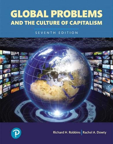 Book Cover Global Problems and the Culture of Capitalism, Books a la Carte (What's New in Anthropology)