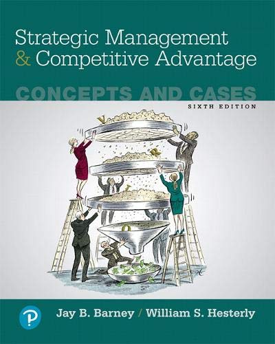 Book Cover Strategic Management and Competitive Advantage: Concepts and Cases