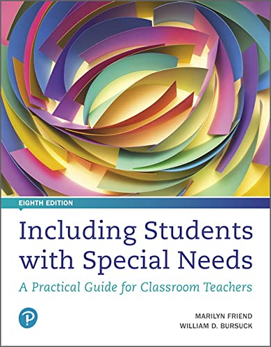 Book Cover Including Students with Special Needs: A Practical Guide for Classroom Teachers, plus MyLab Education with Pearson eText -- Access Card Package (What's New in Special Education)