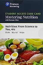 Book Cover Mastering Nutrition with MyDietAnalysis with Pearson eText -- Standalone Access Card -- for Nutrition: From Science to You (4th Edition)
