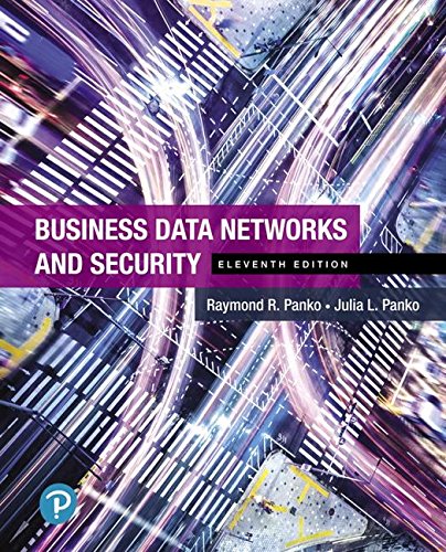 Book Cover Business Data Networks and Security (11th Edition)