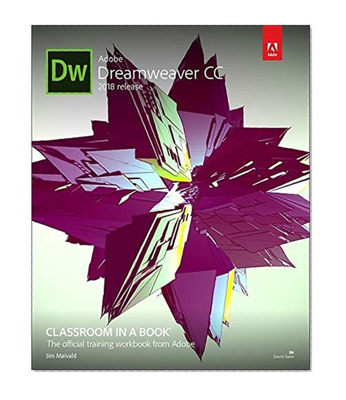 Book Cover Adobe Dreamweaver CC Classroom in a Book (2018 release)
