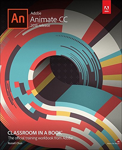 Book Cover Adobe Animate CC Classroom in a Book (2018 release)