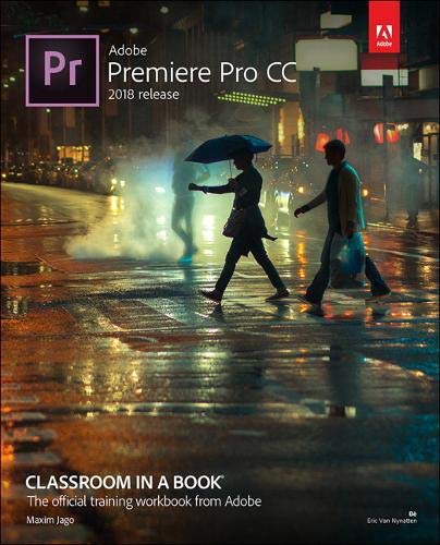Book Cover Adobe Premiere Pro CC Classroom in a Book (2018 release)