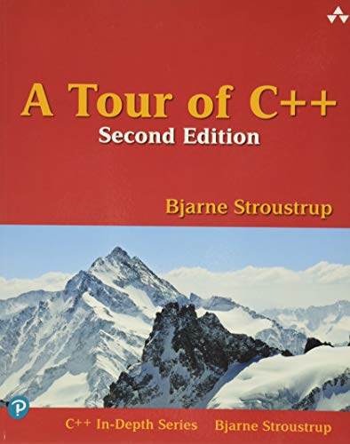 Book Cover A Tour of C++ (C++ In-Depth Series)