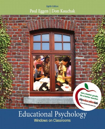Book Cover Educational Psychology: Windows on Classrooms (8th Edition)