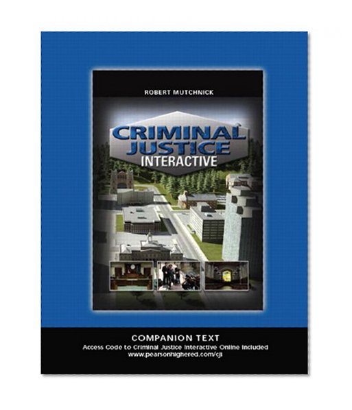 Book Cover Criminal Justice Interactive (Text + Access Code)