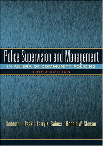 Book Cover Police Supervision and Management: In an era of Community Policing