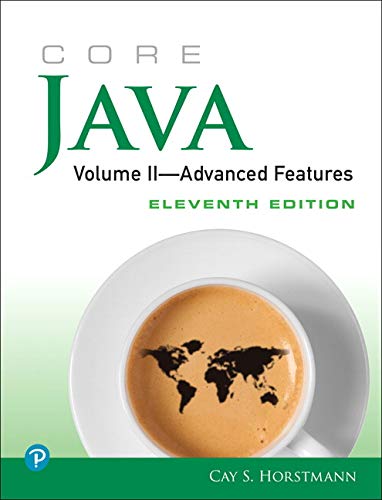 Book Cover Core Java, Volume II--Advanced Features (11th Edition)