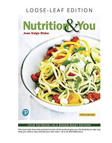 Book Cover Nutrition & You, Loose-Leaf Edition (Masteringnutrition)