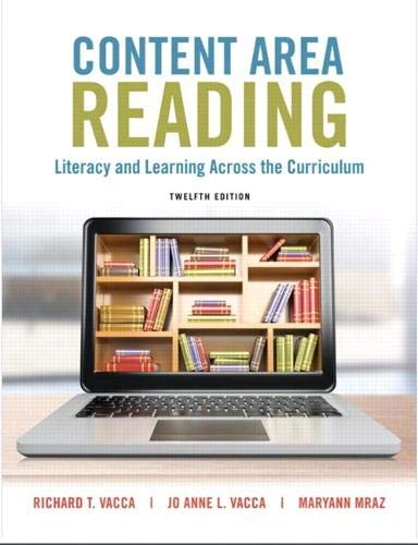 Book Cover Content Area Reading: Literacy and Learning Across the Curriculum