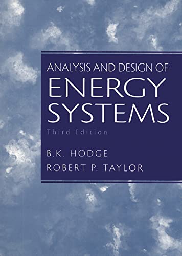 Book Cover Analysis and Design of Energy Systems