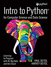 Book Cover Intro to Python for Computer Science and Data Science: Learning to Program with AI, Big Data and The Cloud