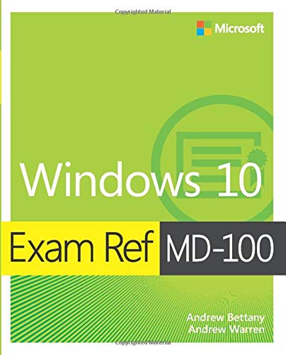 Book Cover Exam Ref MD-100 Windows 10