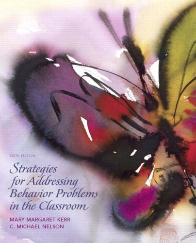 Book Cover Strategies for Addressing Behavior Problems in the Classroom