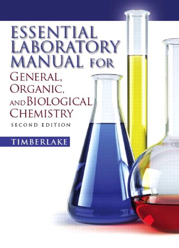 Book Cover Essential Laboratory Manual for General,  Organic and Biological Chemistry (2nd Edition)