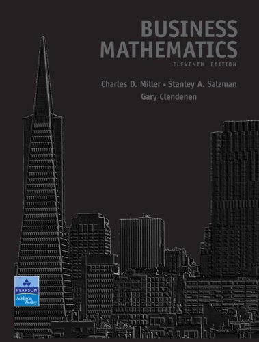 Business Mathematics Value Pack (includes MyMathLab/MyStatLab Student Access& Student's Solutions Manual for Business Mathematics) (11th Edition)