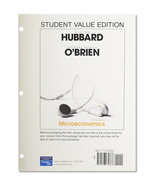Microeconomics, Student Value Edition (2nd Edition)