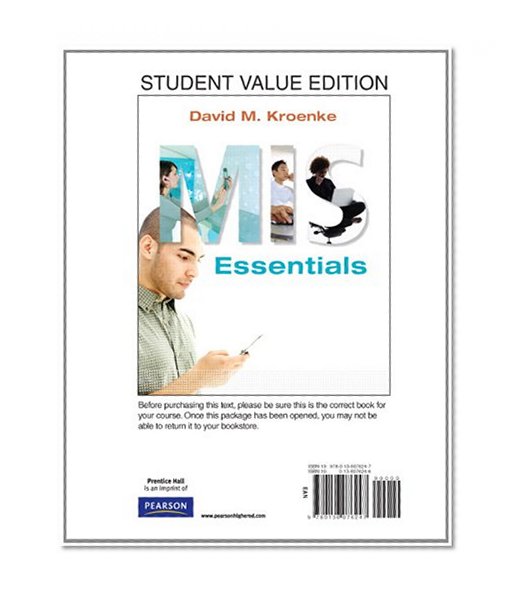 MIS Essentials, Student Value Edition
