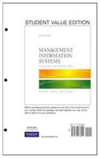 Management Information Systems, Student Value Edition (11th Edition)