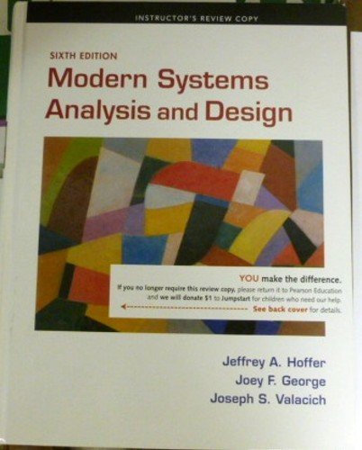 Modern Systems Analysis and Design