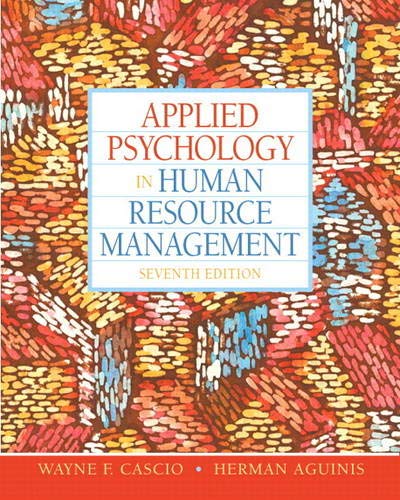 Book Cover Applied Psychology in Human Resource Management (7th Edition)