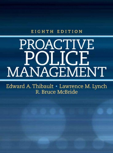 Book Cover Proactive Police Management (8th Edition) (Pearson Criminal Justice)