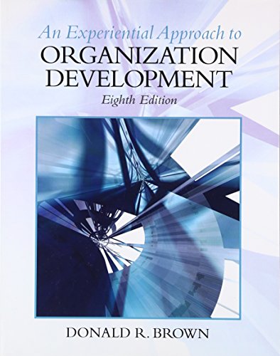 Book Cover An Experiential Approach to Organization Development, 8th Edition